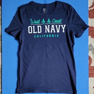 Old Navy Dark Blue California Tee